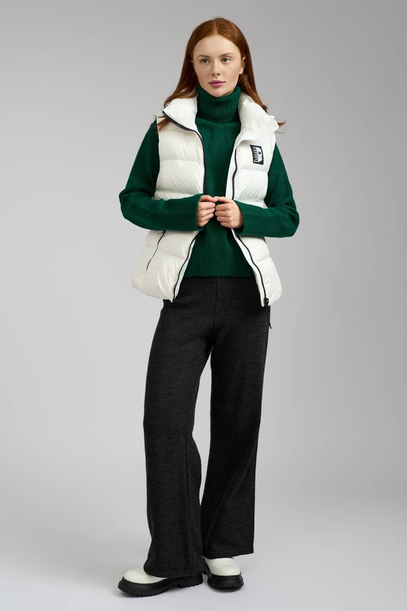 Gilet donna BIANCO NEVE