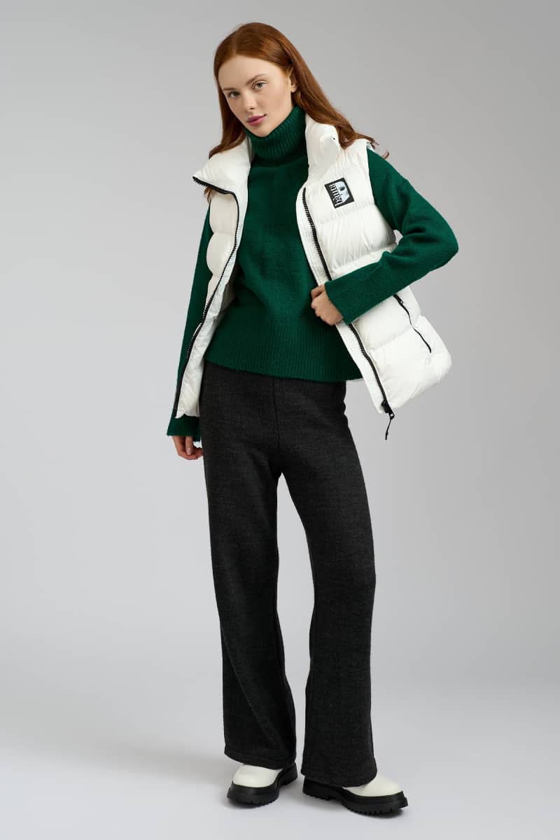 Gilet donna BIANCO NEVE - immagine 2