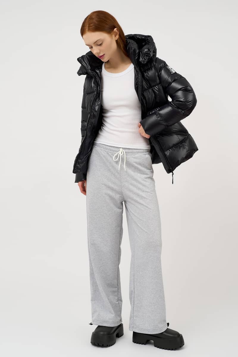 Giacca donna NERO LUCIDO - immagine 2