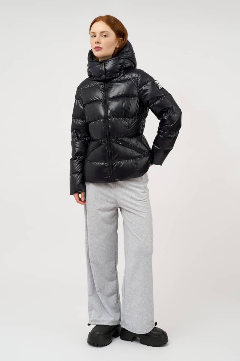 Giacca donna NERO LUCIDO - immagine 3