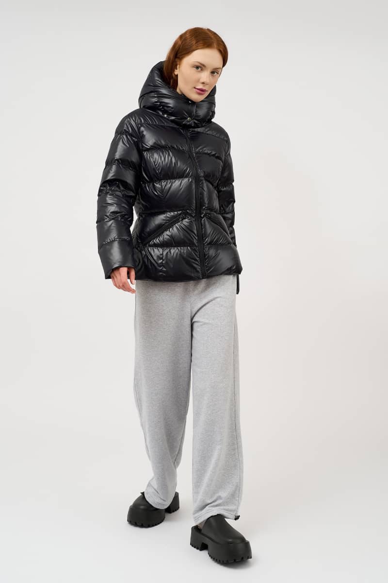 Giacca donna NERO LUCIDO - immagine 4