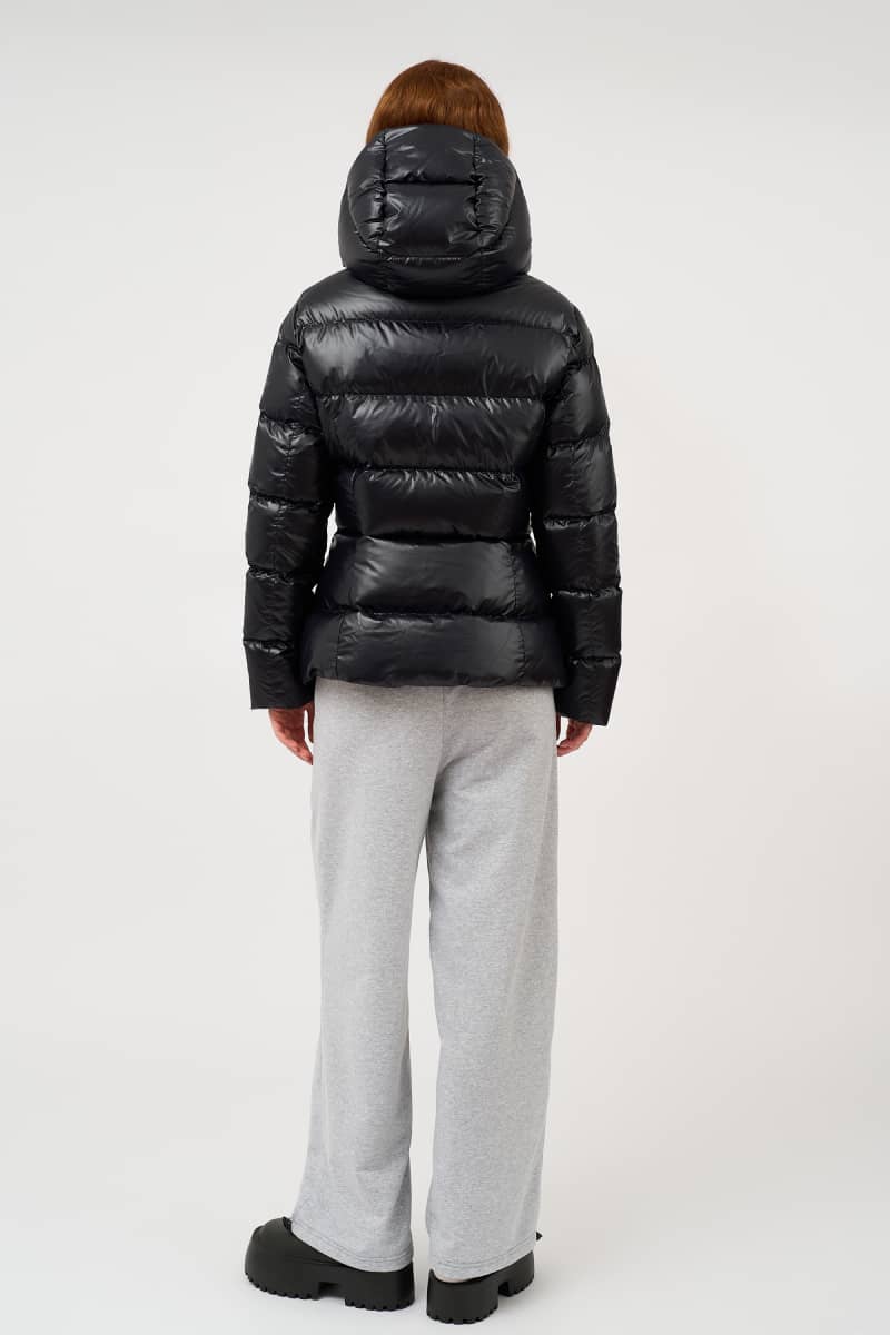 Giacca donna NERO LUCIDO - immagine 5