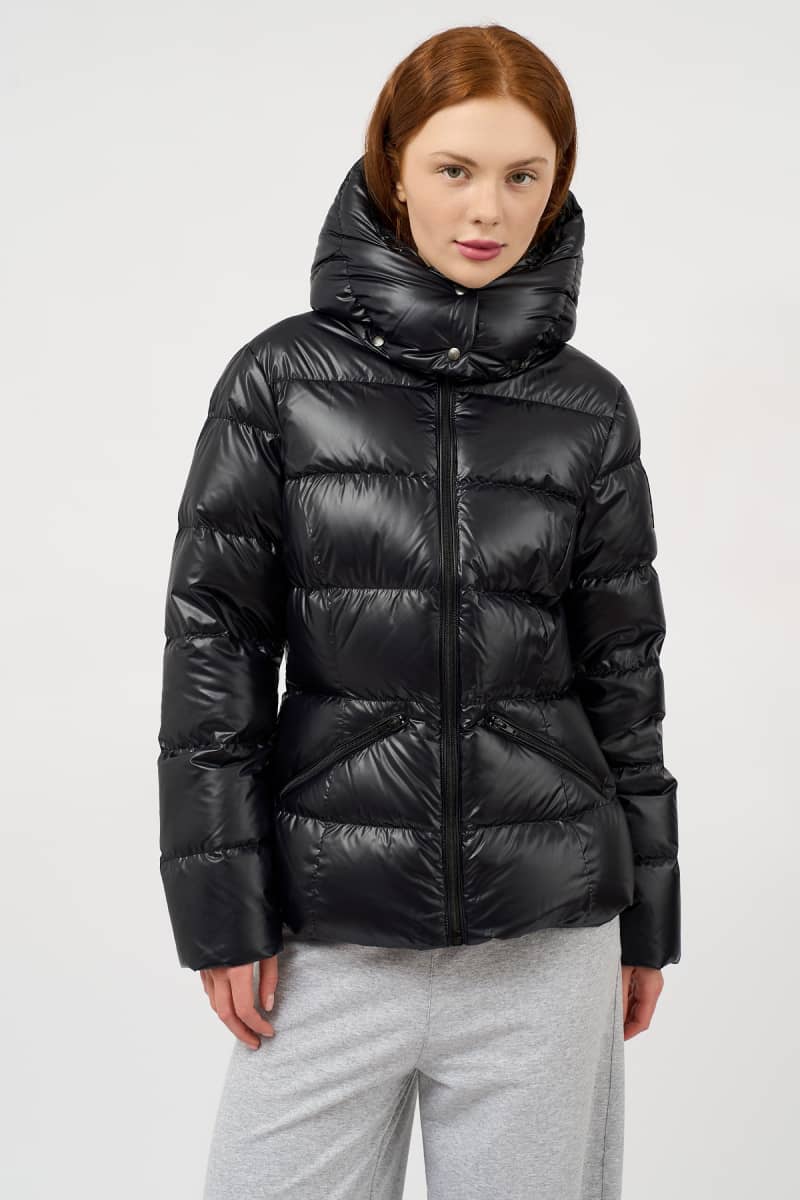 Giacca donna NERO LUCIDO - immagine 7