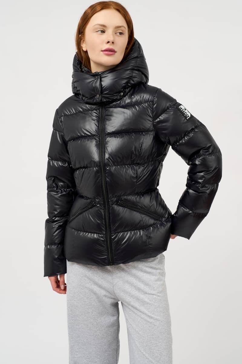 Giacca donna NERO LUCIDO - immagine 8