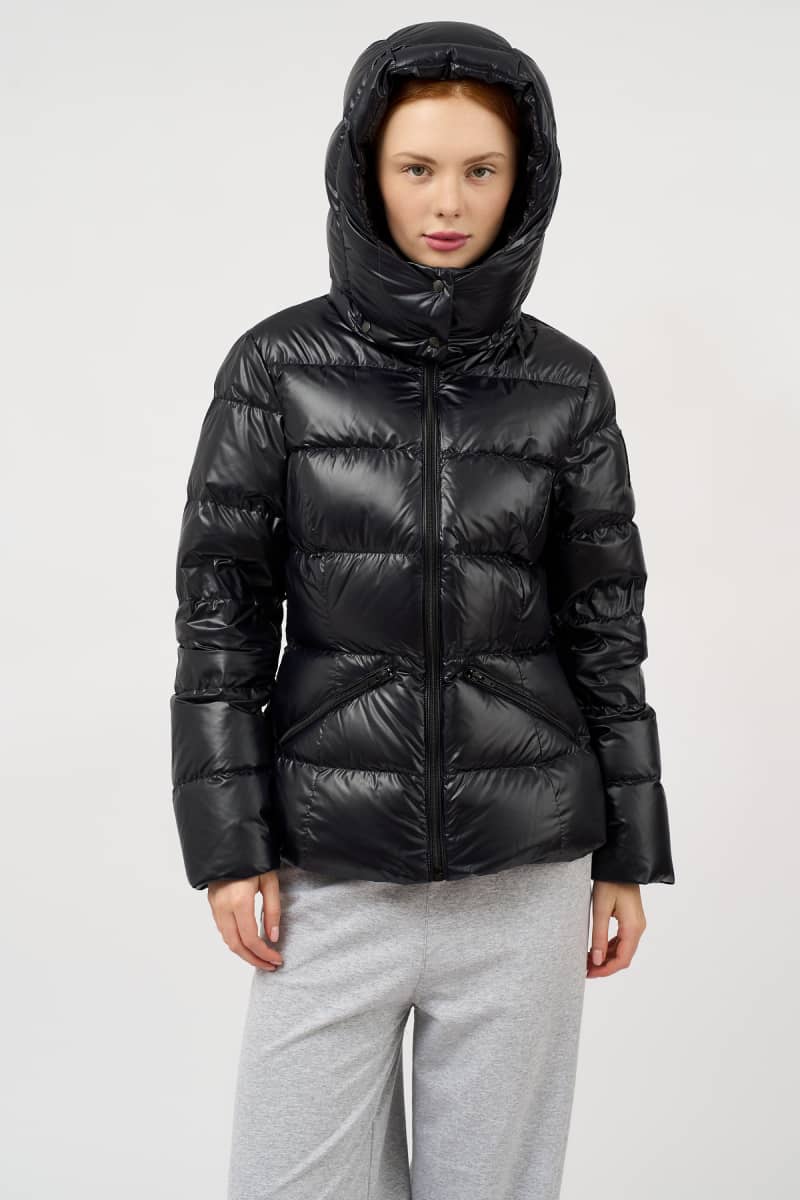 Giacca donna NERO LUCIDO - immagine 9