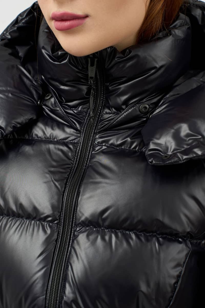 Giacca donna NERO LUCIDO - immagine 11