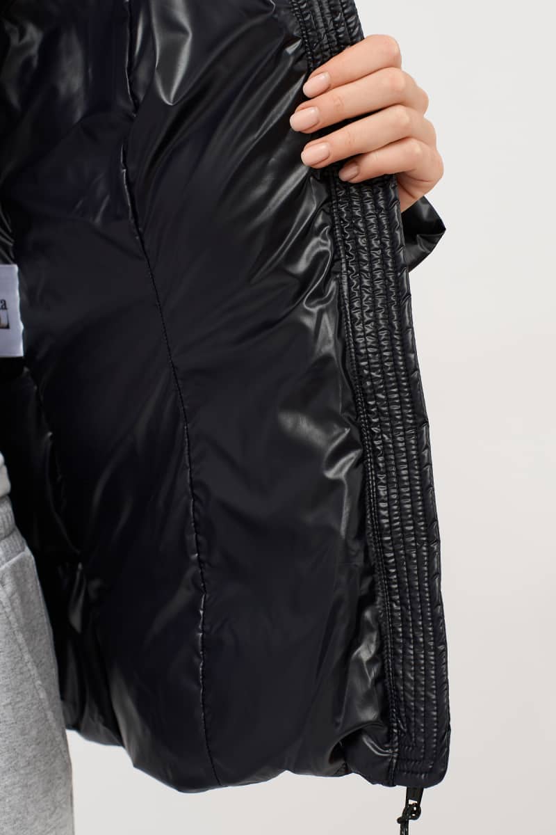 Giacca donna NERO LUCIDO - immagine 16