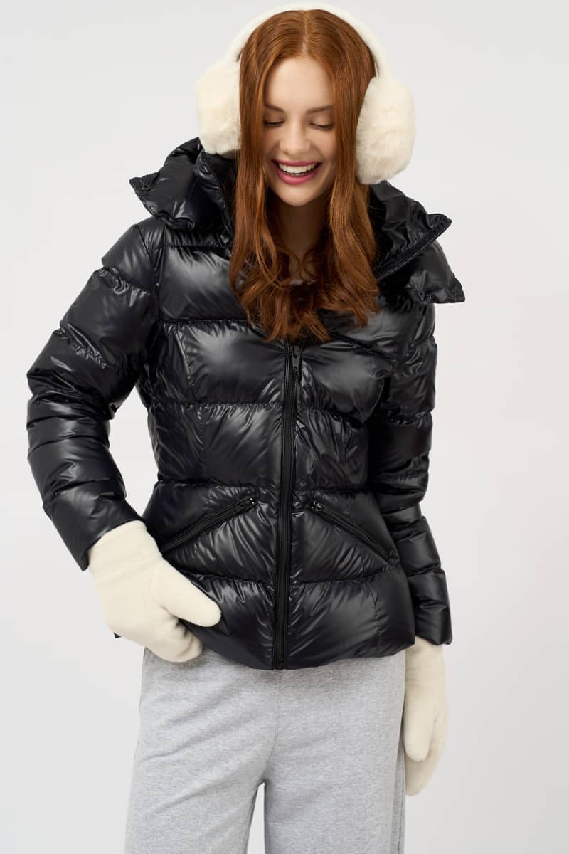 Giacca donna NERO LUCIDO - immagine 19