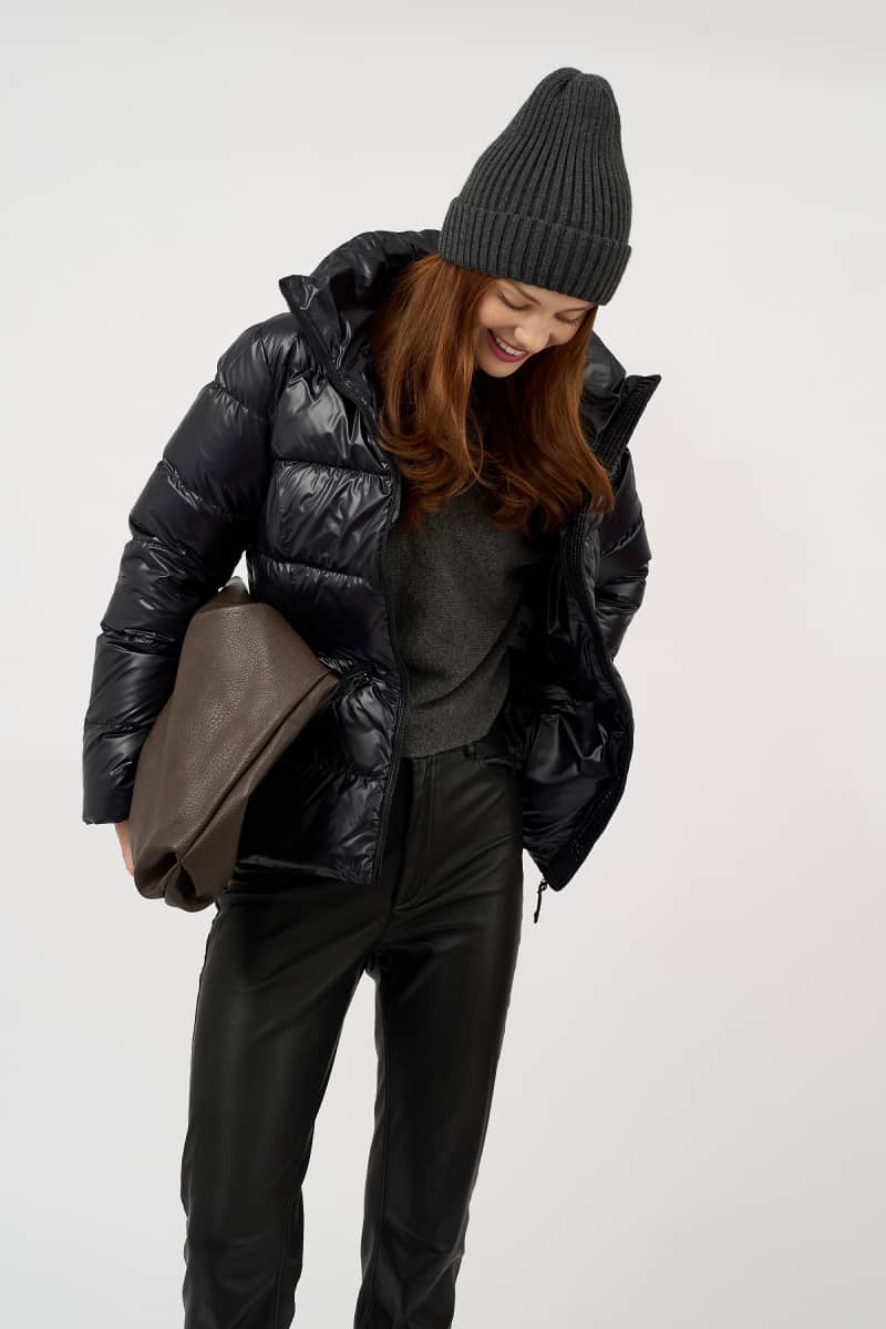 Giacca donna NERO LUCIDO - immagine 25